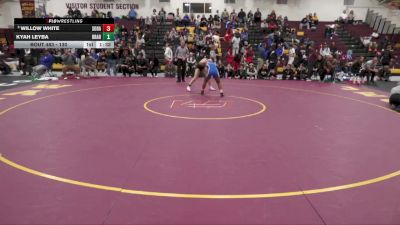130 lbs Semifinal - Willow White, South Dade High School vs Kyah Leyba, Broken Arrow