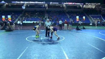 132 lbs Quarterfinal - Luke Albanese, Brookline vs Jimmy Gluck, Cranford