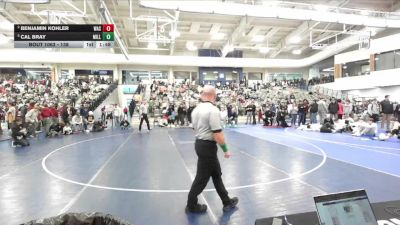 138 lbs 3rd Place Match - Benjamin Kohler, Wasatch vs Cal Bray, Millard