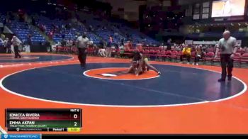 170 lbs Cons. Round 2 - Emma Akpan, Tinley Park (Andrew) [Coop] vs Ionicca Rivera, Aurora (West Aurora)