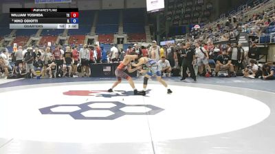 113 lbs Quarters - William Yoshida, Texas vs Niko Odiotti, Illinois