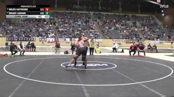 285 lbs Cons. Semi - Miles Hayward, Tates Creek vs Brady Adkins, Johnson Central