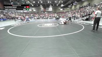 2A 157 lbs Champ. Round 1 - Matt Whitaker, Millard vs El`Myron Begay, San Juan