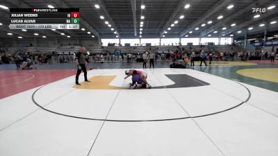 170 lbs Round Of 16 - Julian Weems, IN vs Lucas Alvan, MA