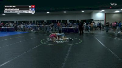 138 lbs Consi Of 8 #2 - Erin Delling, MO vs Mila Mantanona, CA