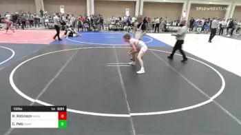 132 lbs Quarterfinal - Ryder Robinson, Wasatch WC vs Caiden Pelc, Uswa