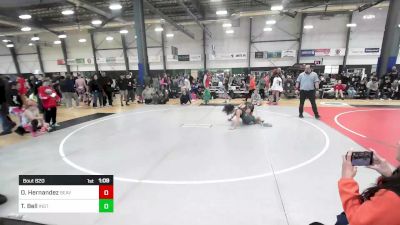 101 lbs Quarterfinal - Olivia Hernandez, Beaver Dam Wrestling Club vs Taylor Bell, Institute Of Combat