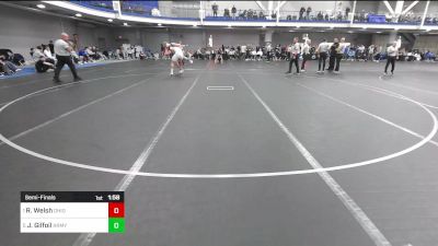 184 lbs Semifinal - Rocco Welsh, Ohio State - UnAttached vs Jakob Gilfoil, Army-West Point