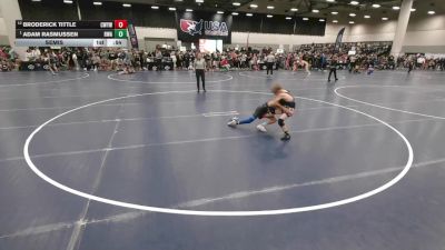 67 lbs Semis - Adam Rasmussen, Roundtree Wrestling Academy vs Broderick Tittle, Cleveland Wildcat Youth Wrestling Club