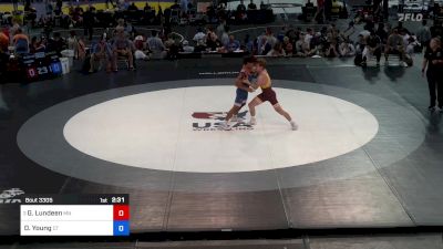 165 lbs Quarters - Griffin Lundeen, MN vs Donell Young, CT