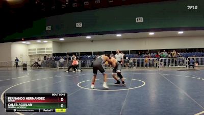 215 lbs Round 1 - Caleb Aguilar, Central Academy vs Fernando Hernandez, Trinity