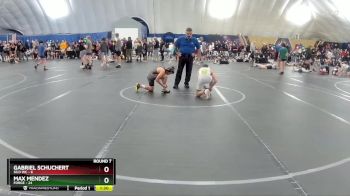 92 lbs Round 7 (8 Team) - Max Mendez, FORGE vs Gabriel Schuchert, Silo WC