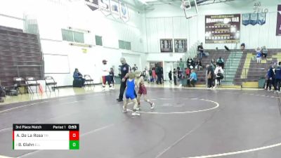 53 lbs 3rd Place Match - Ben Glahn, Ellensburg vs Andre De La Rosa, Moses Lake Wrestling Club