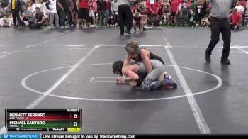 80 lbs Round 1 (8 Team) - Bennett Ferraro, Dog Pound vs Michael Santoro, Medina