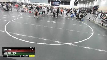 83-89 lbs Quarterfinal - Ava Rife, Palmyra Youth Wrestling Club vs Addison Neal, The Best Wrestler