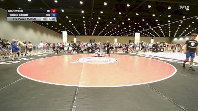 110 lbs 3rd Place Match - Leah Wynn, Tough N Technical vs Holly Eason, Wichita Training Center