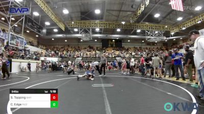 64 lbs Rr Rnd 1 - Stetson Topping, Smith Wrestling Academy vs Cooper Edge, Piedmont