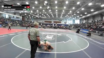 118 lbs Round 3 (3 Team) - Joel Diaz, Seaford Sr High vs Brayden Borst, Marcellus-Onondaga