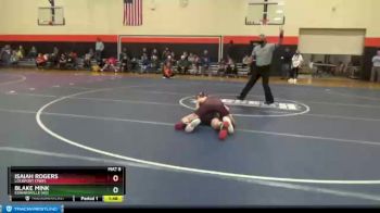 120 lbs Cons. Round 3 - Blake Mink, EDWARDVILLE (HS) vs Isaiah Rogers, LOCKPORT (Twp)