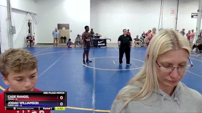 250 lbs Placement Matches (8 Team) - Cade Rangel, Texas vs Josiah Williamson, Maryland