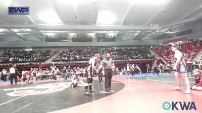 160 lbs Semifinal - James Hartley, Vinita Kids Wrestling vs Carter Robinson, Pawnee Peewee Wrestling