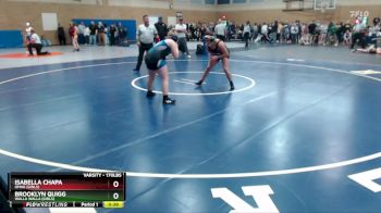 170lbs Cons. Round 6 - Isabella Chapa, Omak (Girls) vs Brooklyn Quigg, Walla Walla (Girls)