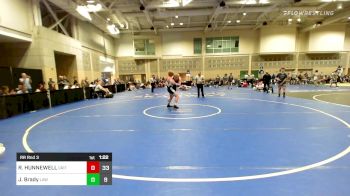 170 lbs Rr Rnd 3 - RJ HUNNEWELL, Grit Mat Club vs James Brady, LAW Red