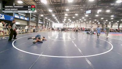 106 lbs Rr Rnd 2 - Quintrell Hennessey, Wc Demolition Team - HSB vs Lucas Huntley, Blue And White Wrestling Club - HSB