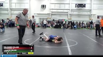 88 lbs Finals (2 Team) - Landon Miller, Jacket WC vs Dillinger Collins, Neighborhood