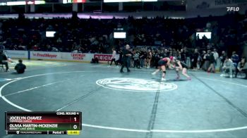 Girls 125 lbs Cons. Round 4 - Olivia Martin-McKenzie, Bonney Lake (Girls) vs Jocelyn Chavez, Toppenish (Girls)