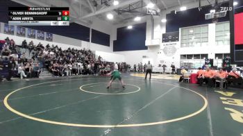 126 lbs Cons. Semi - Aden Arista, Lakeside vs Oliver Benninghoff, Trabuco Hills