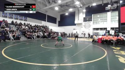 126 lbs Cons. Semi - Aden Arista, Lakeside vs Oliver Benninghoff, Trabuco Hills