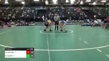 195 lbs Rr Rnd 2 - Rylie Johnson, Kearney High School vs Hunter Smith, Gretna High School