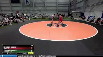 195 lbs Round 2 (8 Team) - Thaden Abbas, Iowa vs Dom Benavidez, Colorado