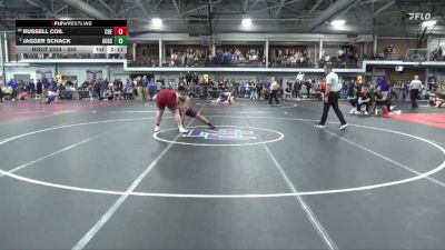 285 lbs Quarterfinal - Russell Coil, Coe vs Jagger Schack, Augsburg