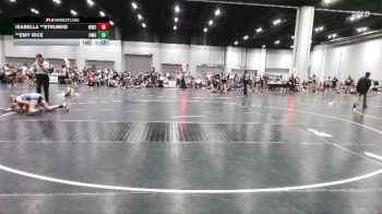 100-110 lbs Round 4 - **Emy Rice, Oklahoma Mafia Girls vs Isabella **Strumke, Williamsburg Wrestling Club
