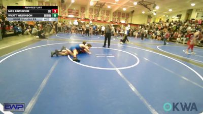 126 lbs Rr Rnd 3 - Max Linthicum, Sallisaw Takedown Club vs Wyatt Wilkinson, Skiatook Youth Wrestling