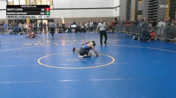 133Black lbs Rr Rnd 2 - Matty Lopes, Lehigh-UNATT vs Mason Leiphart, Franklin & Marshall