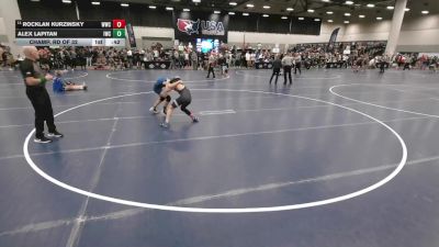100 lbs Champ. Rd Of 32 - Rocklan Kurzinsky, Wave Wrestling Club vs Alex Lapitan, ISI Wrestling Club