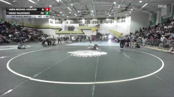 144 lbs 1st Place Match - Diego Valdiviezo, Poway vs Ames-Michael Hoevker, Granite Hills
