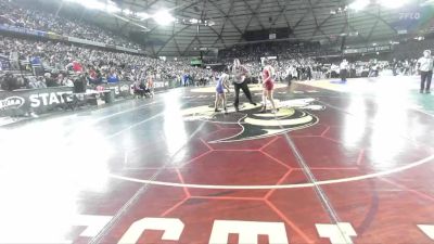 Girls 1B/2B/1A 130 Quarterfinal - Felicia MacLean, Elma (Girls) vs Emily Brodhead, Hoquiam (Girls)
