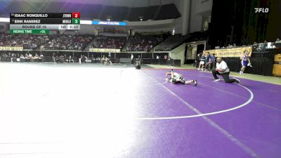 125 lbs Round Of 16 - Isaac Ronquillo, Jamestown vs Erik Ramirez, Menlo College (NCAA)