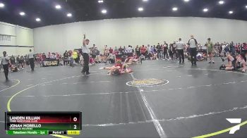 85 lbs Cons. Round 3 - Jonah Morello, Carolina Reapers vs Landen Killian, Tribe Wrestling Club