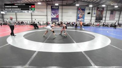 170 lbs Round Of 64 - Carson Owens, NC vs William Schindele, CA