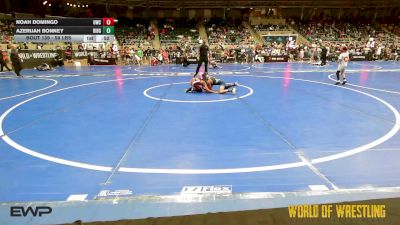 58 lbs Consi Of 8 #2 - Noah Domingo, Outlaw Wrestling Club vs Azerijah Bonney, Ridge Wc