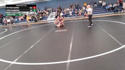 149 lbs Champ. Round 2 - Kade Sammons, Augustana (SD) vs Peyton Harris, Western Colorado University