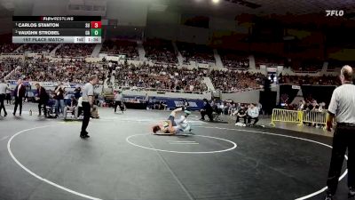 150-D1 1st Place Match - Carlos Stanton, Sunnyside High School vs Vaughn Strobel, Casteel High School