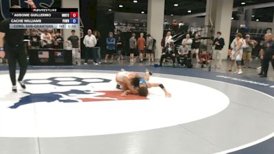 51 kg Cons. Sub-quarters - Ausome Guillermo, MTC - MANTANONA TRAINING CENTER vs Cache Williams, Position Wrestling