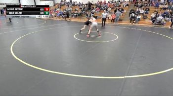174 lbs Champ. Round 1 - Max Wiler, Manchester vs Layne Settle, Heidelberg
