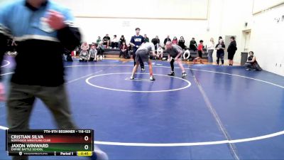 116-123 lbs Round 1 - Cristian Silva, Northside Wrestling Club vs Jaxon Winward, Empire Battle School